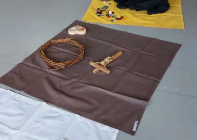 Anschauung zu Ostern, legen der Ostergeschichte