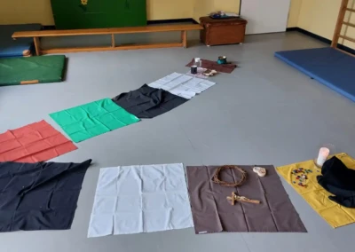 Anschauung zu Ostern, legen der Ostergeschichte