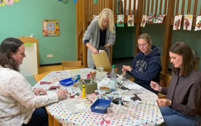 Yoga mit Kindern 3 Gemeinsam mit VertreterInnen des Elternbeirates