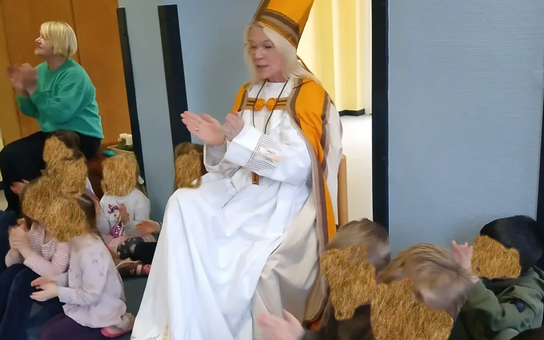 Besuch vom Nikolaus in der Kita St. Michael