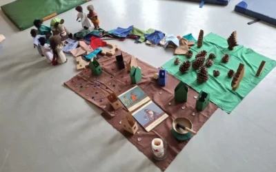 Kindergarten St. Michael Emden 15 Geschichte zu Palmsonntag den Kindern erklärt