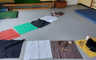 Anschauung zu Ostern, legen der Ostergeschichte